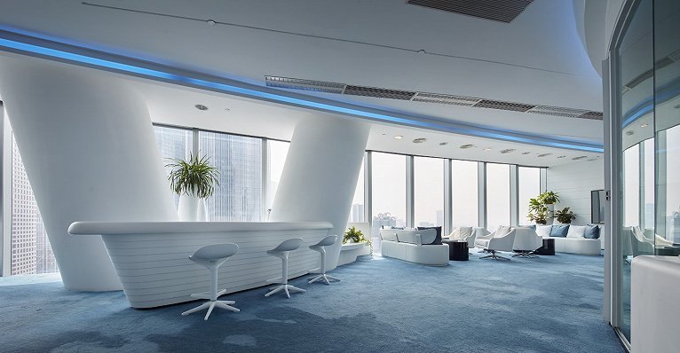 上?,F代感強的辦公室設計