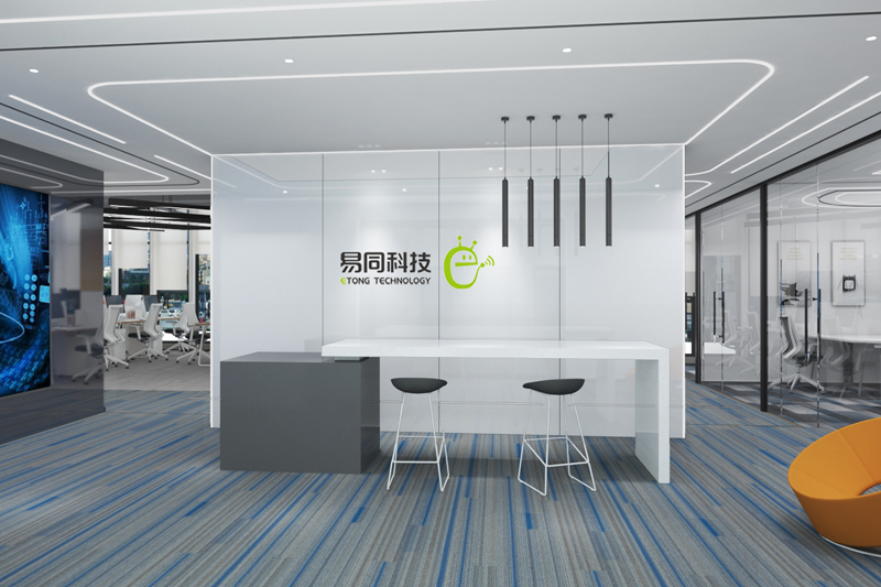 辦公室前臺這樣設計賺足了眼球